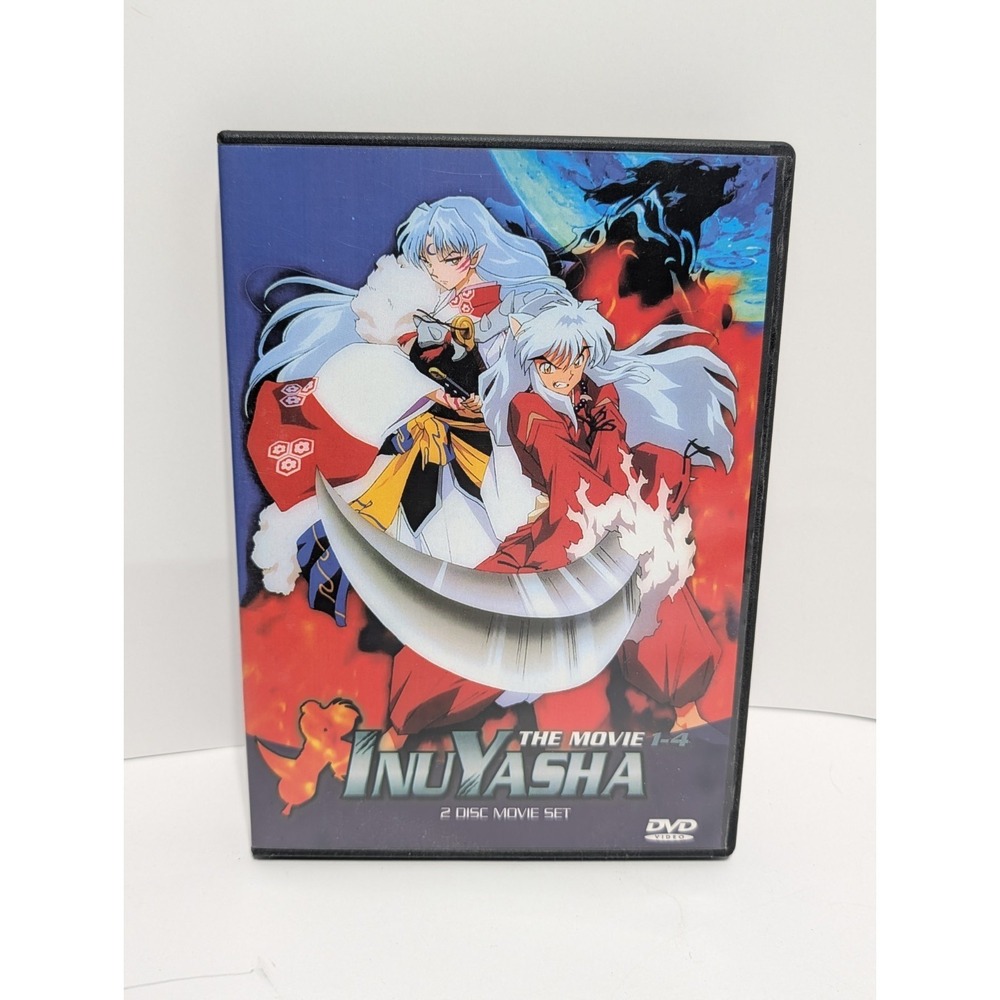 InuYasha The Movie 1-4 DVD Set 2-Disc Viz Media Anime